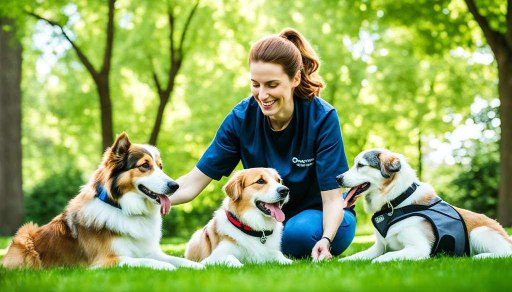 Caring for therapy dogs