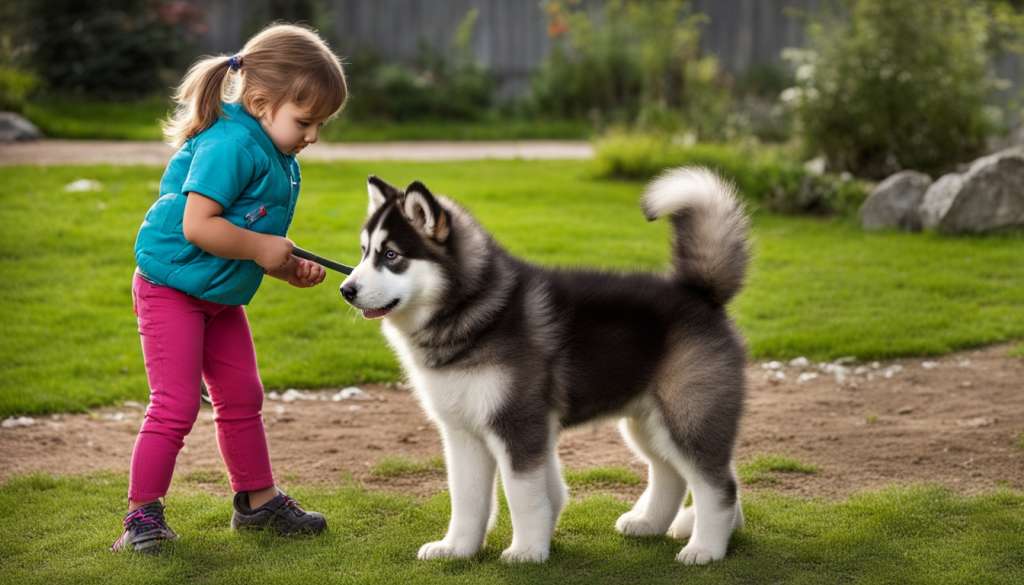 teaching puppy commands